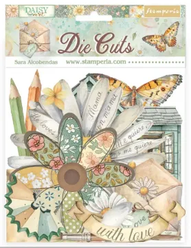 Daisy Art Die-Cuts, 40 pieces